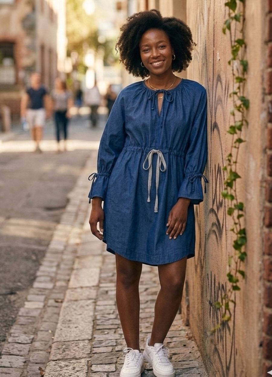 Example retailer widget try-on result